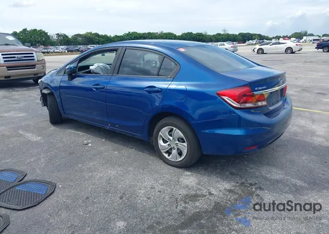 2014 Honda Civic Lx из США, поврежденный, VIN 19XFB2F59EE023116